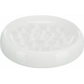 Trixie lėto ėdimo dubenėlis katei, baltas, keramikinis, 0.25l/ 18 cm, su