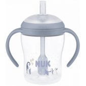 Perfect Match mokomasis puodelis su šiaudeliu 10215403 150ml mėlynas