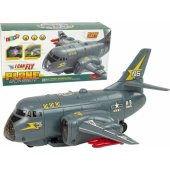 LeanToys Bomber transport plane light sound