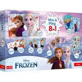 _7106552 TREFL FROZEN 8in1 Mix&play board game set