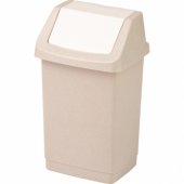 Curver tilting cream trash garbage can (04042-844-65)