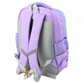 Mokyklinė kuprinė su antsiuvais, krūtinės dirželiu, violetinė, 16 l