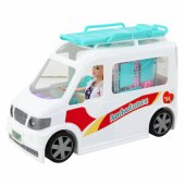 Mobilioji ligoninė – greitosios pagalbos automobilis su neštuvais, 2 viename, lėlės gydytojos priedai