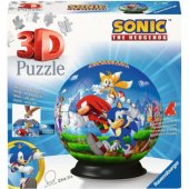Ravensburger 3D dėlionės kamuolys Sonic the Hedgehog, 72 detalės