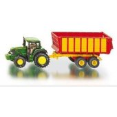 Siku John Deere tractor with trailer - 1650