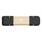 250GB DS72 Dual USB-C USB-A 3.2 auksinė
