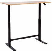 ERGO rankinis 120x60xA70-115cm ąžuolas/ juoda