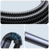 stereo audio cable AUX 3.5 mm mini jack - USB-C DAC