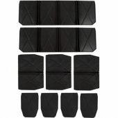 Einhell system case plastic compartment set, 9 pieces, insert (black,