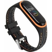 Smart Mi Band 3|4 juoda/ oranžinė