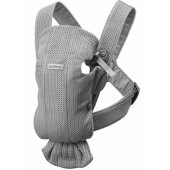 _7079639 BABYBJÖRN nešioklė Mini, 3D tinklinė, pilka 021018