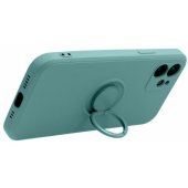 Silicone Ring Case with Stand iPhone 17 Pro Max Green