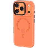 Magnetic Lucid Armor Case iPhone 17 Pro Orange