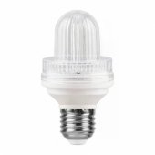 LED flashing strobe bulb E27, 1.2W, 6000K