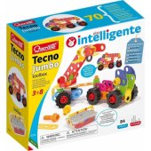 Quercetti Tecno Jumbo įrankių dėžė, 84 dalys 6150 QUERCETTI