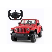 Nuotoliniu būdu valdomas Jeep Wrangler Rubicon 1:14 Rastar, raudonas