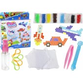 Water Beads rinkinys, DIY stebuklingi karoliukai, 8 spalvų, transporto priemonės
