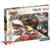 Clementoni CLE dėlionė 104 maxi SuperKolor Disney CarsOn.23774