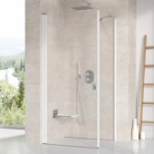 CPS 900 mm h=1950 Bright aluminium/ Clear glass