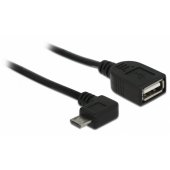 _958172 Delock USB kabelis micro-B kištukas u003e USB 2.0-A lizdas OTG, 50 cm