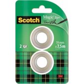 Scotch Taśma biurowa Scotch Magic 19mm (2szt)