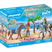 PLAYMOBIL 71470 Horses of Waterfall pradinis rinkinys jojimo išvyka į be