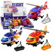 Rescue Helicopter Stretcher Hook Winch Drive Lights Sounds Mix