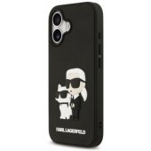3D Rubber Karl and Choupette Case iPhone 17 Black