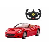 Nuotoliniu būdu valdomas sportinis automobilis Ferrari California R/ C, 1:24, raudonas