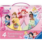 Puzzle 4in1 Princeses