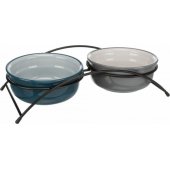 Trixie ceramic bowls on stand dog cat Trixie 0.6 L universal