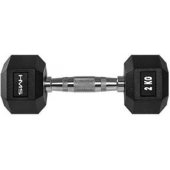 HMS Hex Pro gumuotas hantelis 1 x 2 kg
