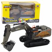Huina Metal Crawler Excavator Movable Bucket Black 1:50