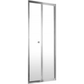 Drzwi prysznicowe wnękowe 80 cm - składane