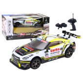 RC Sports Car 1:16 Drift Interchangeable Wheels White and Yellow