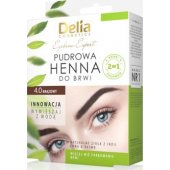 Delia Pudrowa henna do brwi 0.4 Brązowa