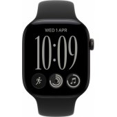 Watch Series 12 Cellular 46mm juoda/ juodas dirželis M/ L