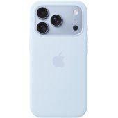 iPhone 18 Pro Max Silicone Case with MagSafe Crisp Blue