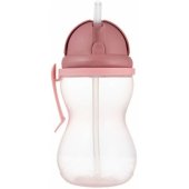 Gertuvė su šiaudeliu 370 ml 56/ 113 rožinė