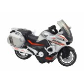 Police Sports Motorcycle With Friction Drive Scale 1:10