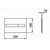 DUAL FLUSH LIS AW1 BLMA