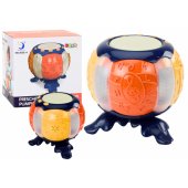Pumpkin edukacinis interaktyvus muzikinis žaislas su šviesomis ir garsais, oranžinis