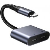 Adapter SY-L02 Lightning / 2xLightning black