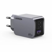 Ugreen Nexode Pro USB-A+2 USB-C 65W Mini GaN ātrā uzlādes kom