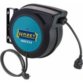 Hazet elektrinis kabelio būgnas 9040 D-2.5, kabelio būgnas (juodas, 20 + 1.5 mete