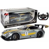 Nuotoliniu būdu valdomas automobilis Mercedes AMG GT3 Rastar 1:14, pilkas