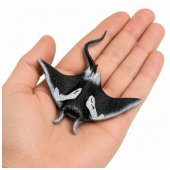 Fish Rubber Stingray Figurine Stretchable Realistic Ocean Fish 13cm