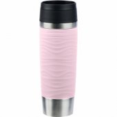 Emsa TRAVEL MUG Waves Grande termo puodelis (šviesiai rožinis / nerūdijantysis plienas,