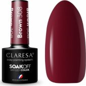 Claresa Claresa Soak Off UV/ LED Brown lakier hybrydowy 308 5g