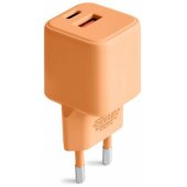 CLS30-AC USB-A / USB-C 30W Peach